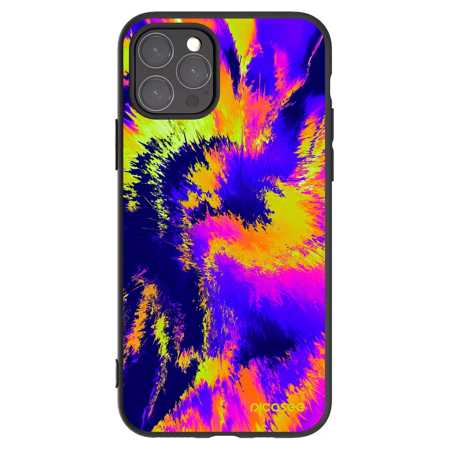 Picasee silikonski črni ovitek za Apple iPhone 11 Pro - Burn