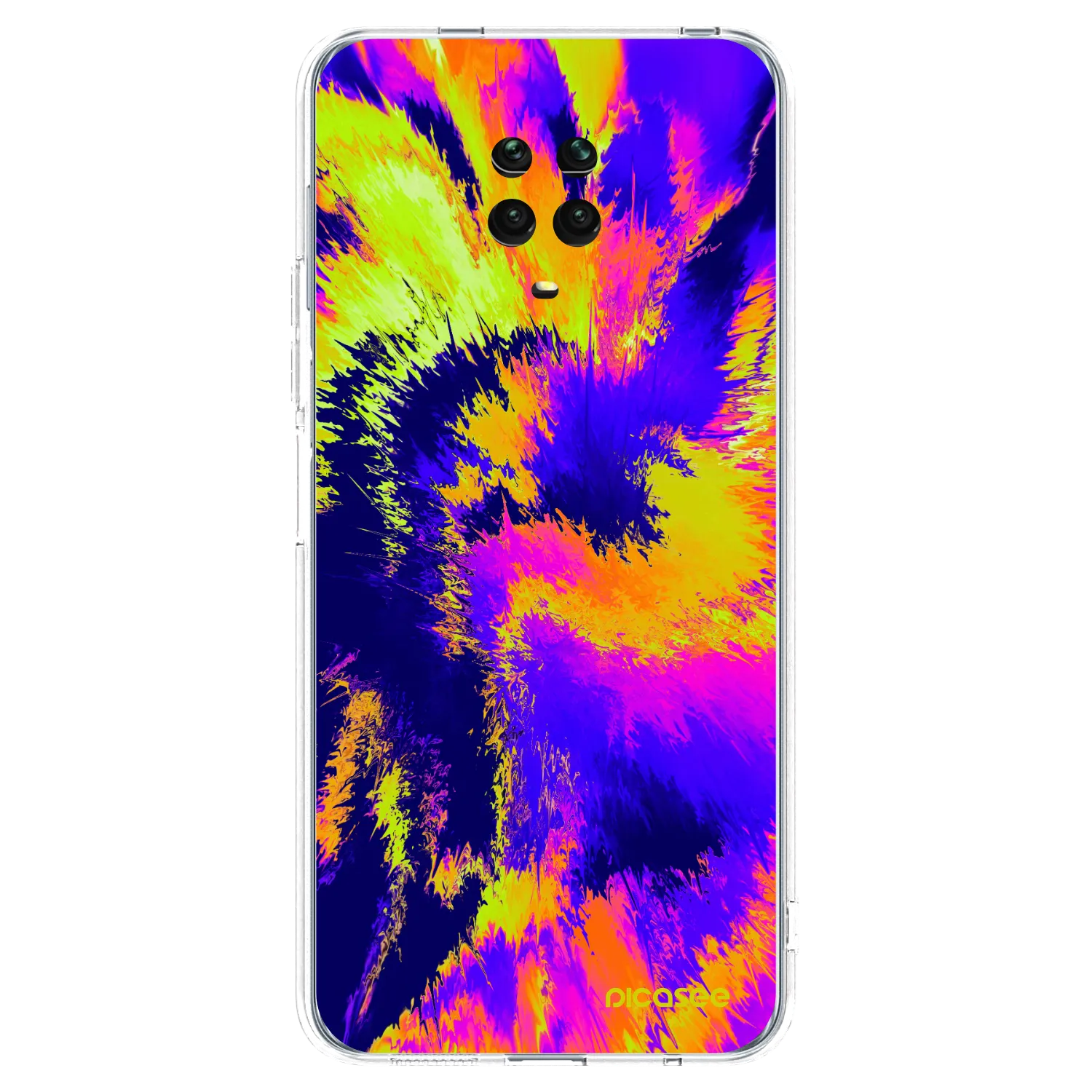 Picasee silikonski prozorni ovitek za Xiaomi Redmi Note 9 Pro - Burn