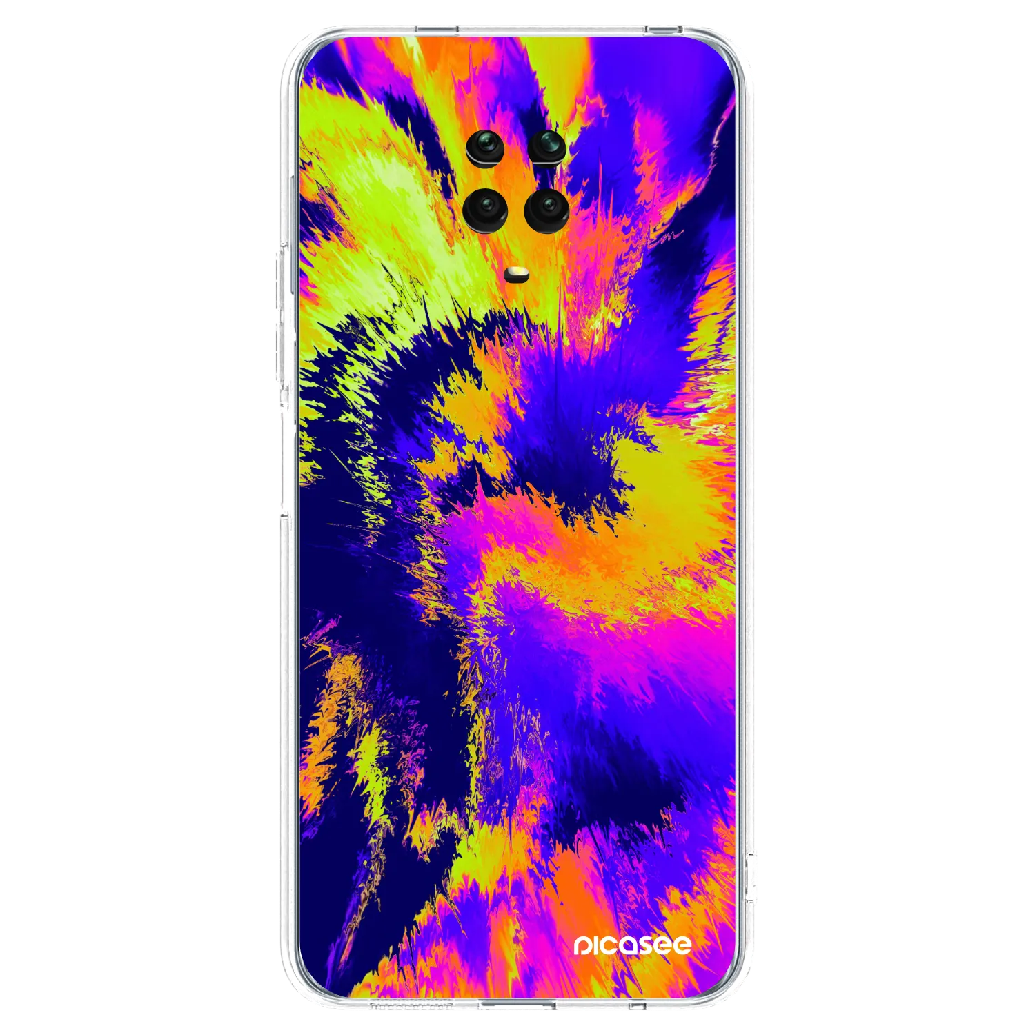 Picasee silikonski prozorni ovitek za Xiaomi Redmi Note 9S - Burn