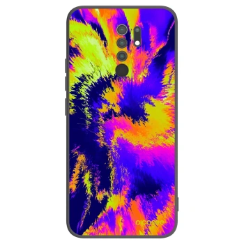 Picasee silikonski črni ovitek za Xiaomi Redmi 9 - Burn