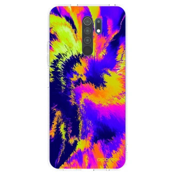 Picasee silikonski prozorni ovitek za Xiaomi Redmi 9 - Burn