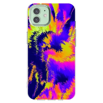 Picasee silikonski prozorni ovitek za Apple iPhone 12 - Burn