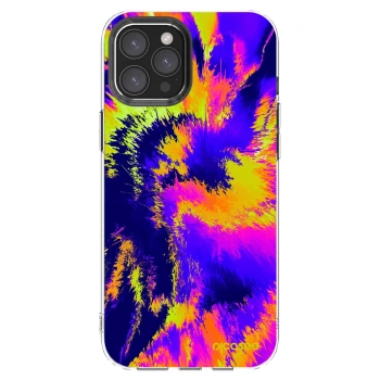 Picasee silikonski prozorni ovitek za Apple iPhone 12 Pro Max - Burn