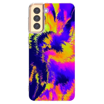 Picasee silikonski prozorni ovitek za Samsung Galaxy S21+ 5G G996F - Burn