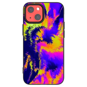 Picasee silikonski črni ovitek za Apple iPhone 13 mini - Burn