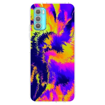 Picasee silikonski prozorni ovitek za Motorola Moto G60 - Burn