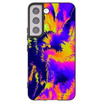 Picasee silikonski črni ovitek za Samsung Galaxy S22 5G - Burn