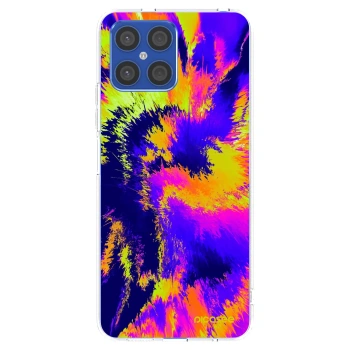 Picasee silikonski prozorni ovitek za Honor X8 4G - Burn