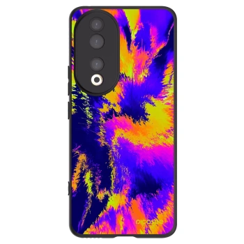 Picasee silikonski črni ovitek za Honor 90 5G - Burn