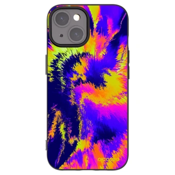 Picasee silikonski črni ovitek za Apple iPhone 15 - Burn