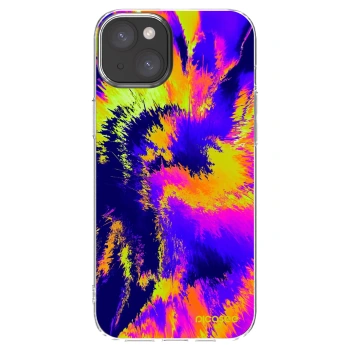 Picasee silikonski prozorni ovitek za Apple iPhone 15 Plus - Burn