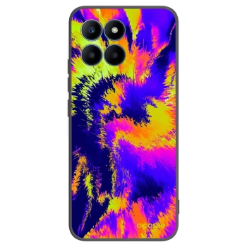 Picasee silikonski črni ovitek za Honor 70 Lite - Burn