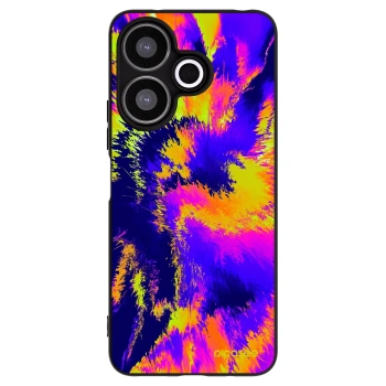 Picasee silikonski črni ovitek za Xiaomi Redmi 13 4G - Burn