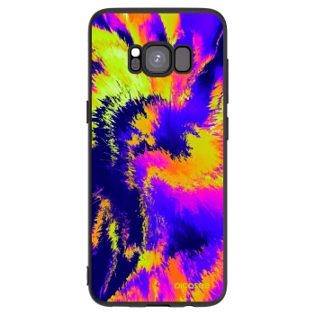 Picasee silikonski črni ovitek za Samsung Galaxy S8 G950F - Burn