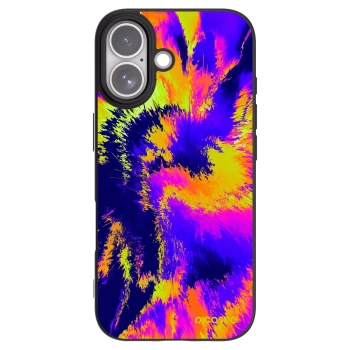 Picasee silikonski črni ovitek za Apple iPhone 17 - Burn