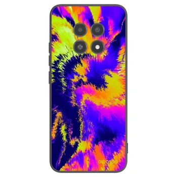Picasee silikonski črni ovitek za Realme 12X - Burn