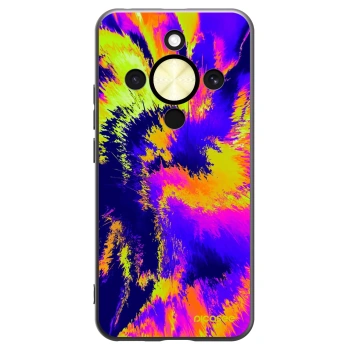 Picasee silikonski črni ovitek za Honor Magic8 Lite 5G - Burn