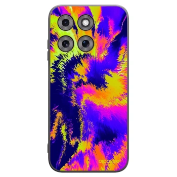 Picasee silikonski črni ovitek za Motorola Moto G77 - Burn