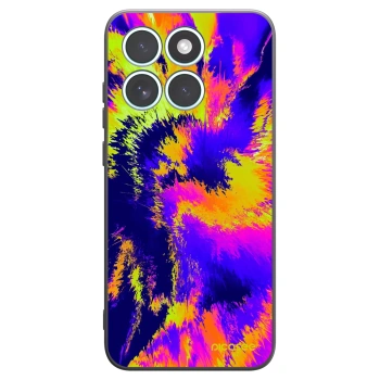 Picasee silikonski črni ovitek za Motorola Edge 70 Fusion - Burn