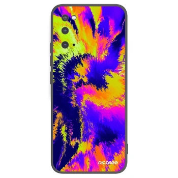 Picasee silikonski črni ovitek za Samsung Galaxy S20 G980F - Burn