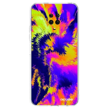 Picasee silikonski prozorni ovitek za Xiaomi Redmi Note 9S - Burn
