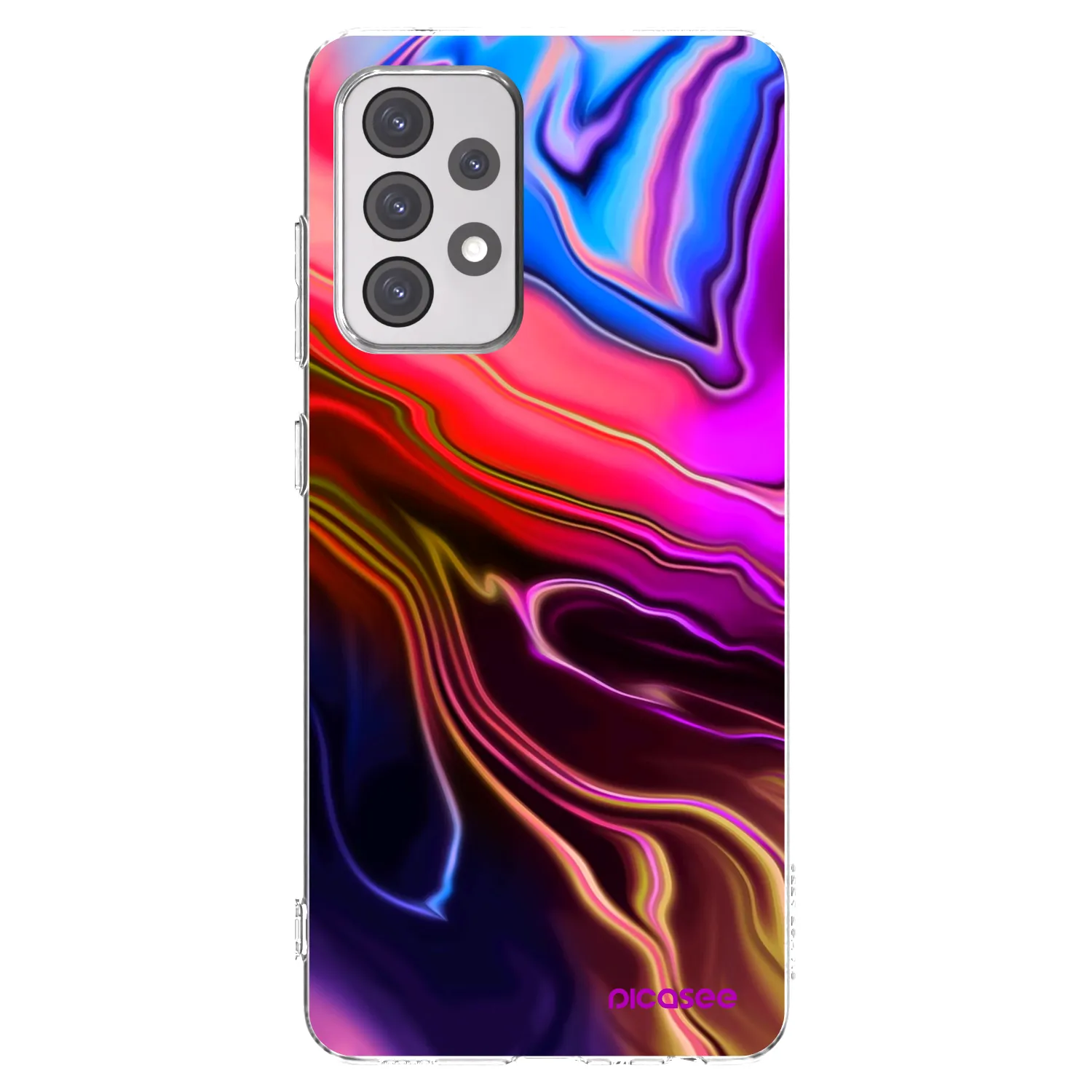 Picasee silikonski prozorni ovitek za Samsung Galaxy A52 5G A525F - Electric