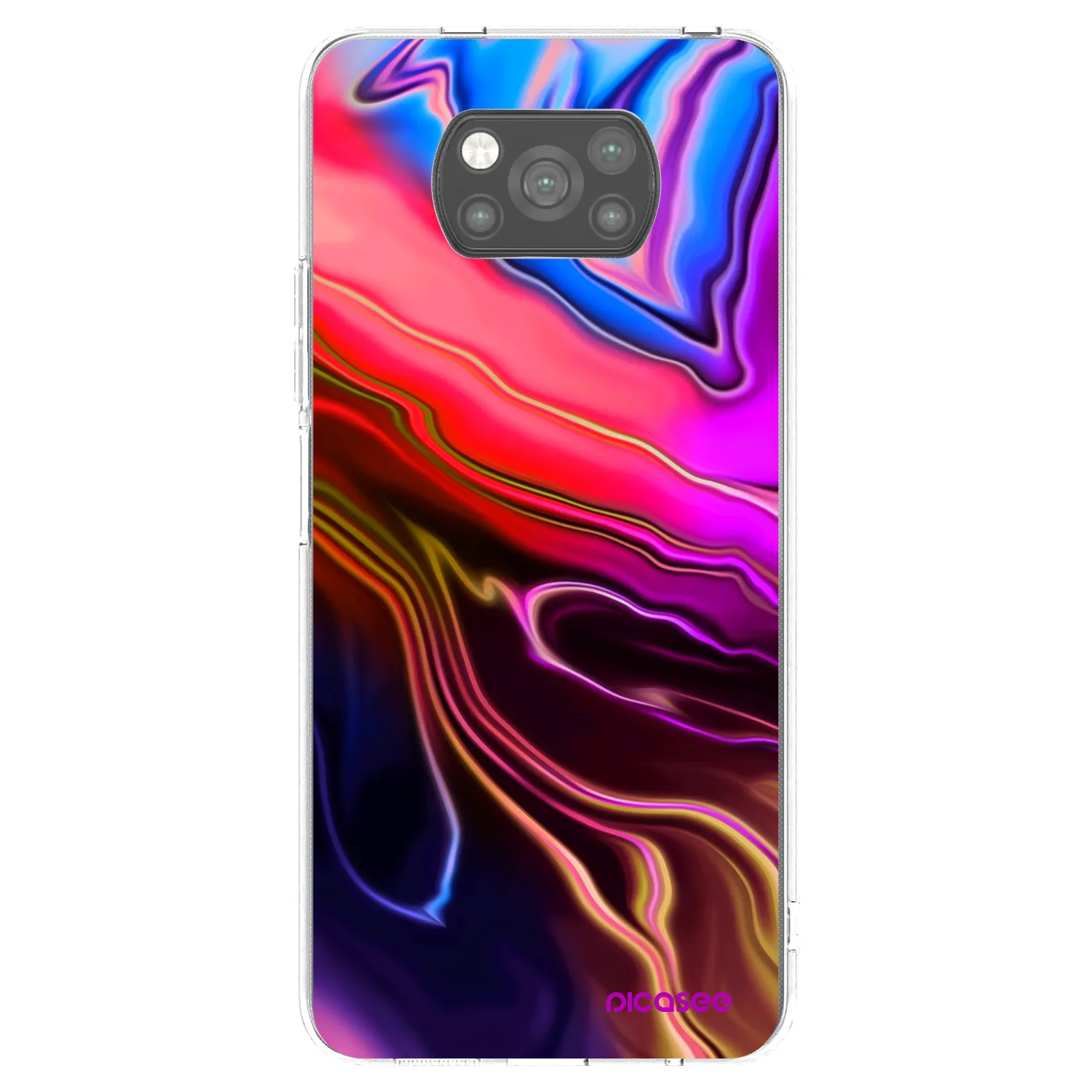 Picasee silikonski črni ovitek za Xiaomi Poco X3 Pro - Electric