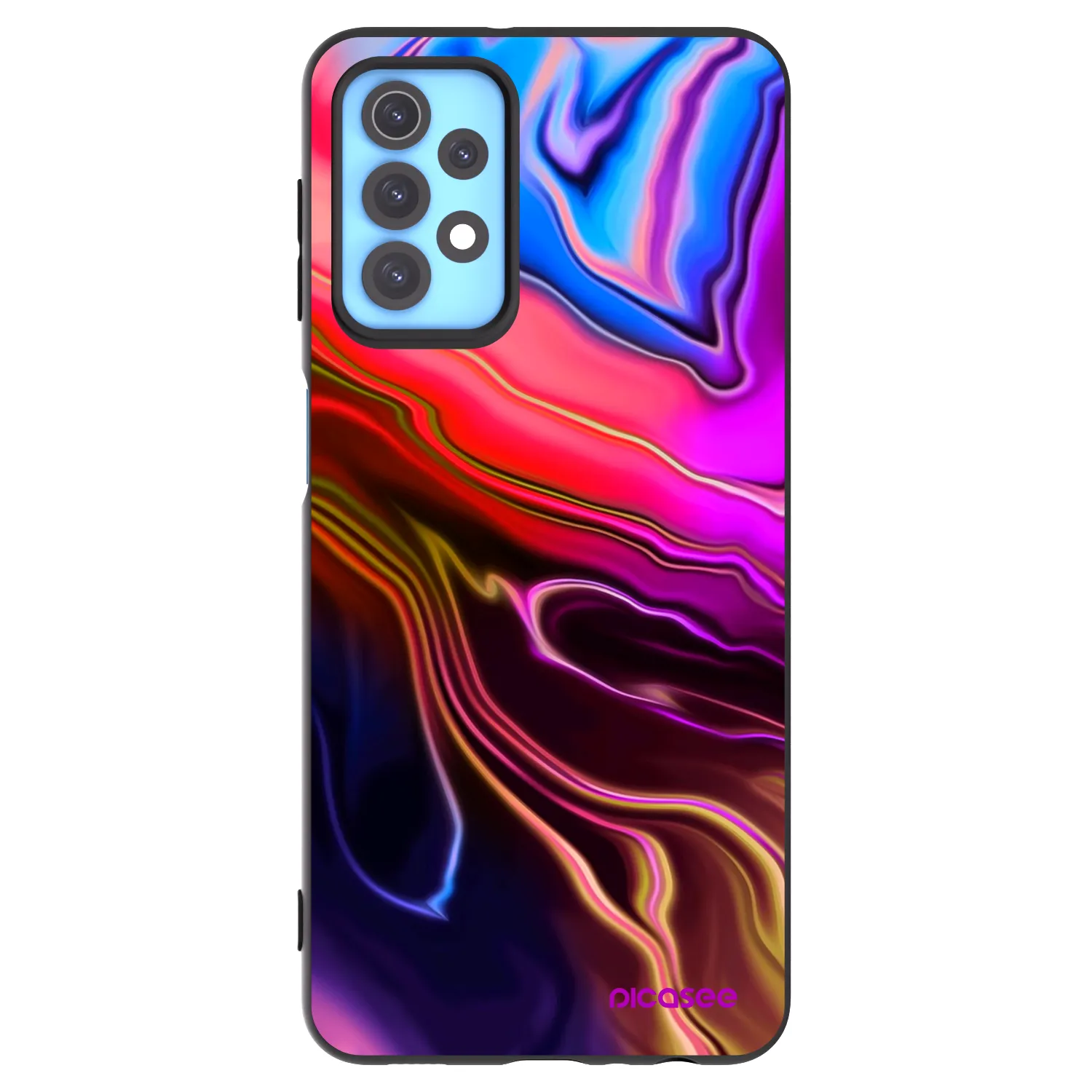 Picasee silikonski črni ovitek za Samsung Galaxy A32 4G SM-A325F - Electric