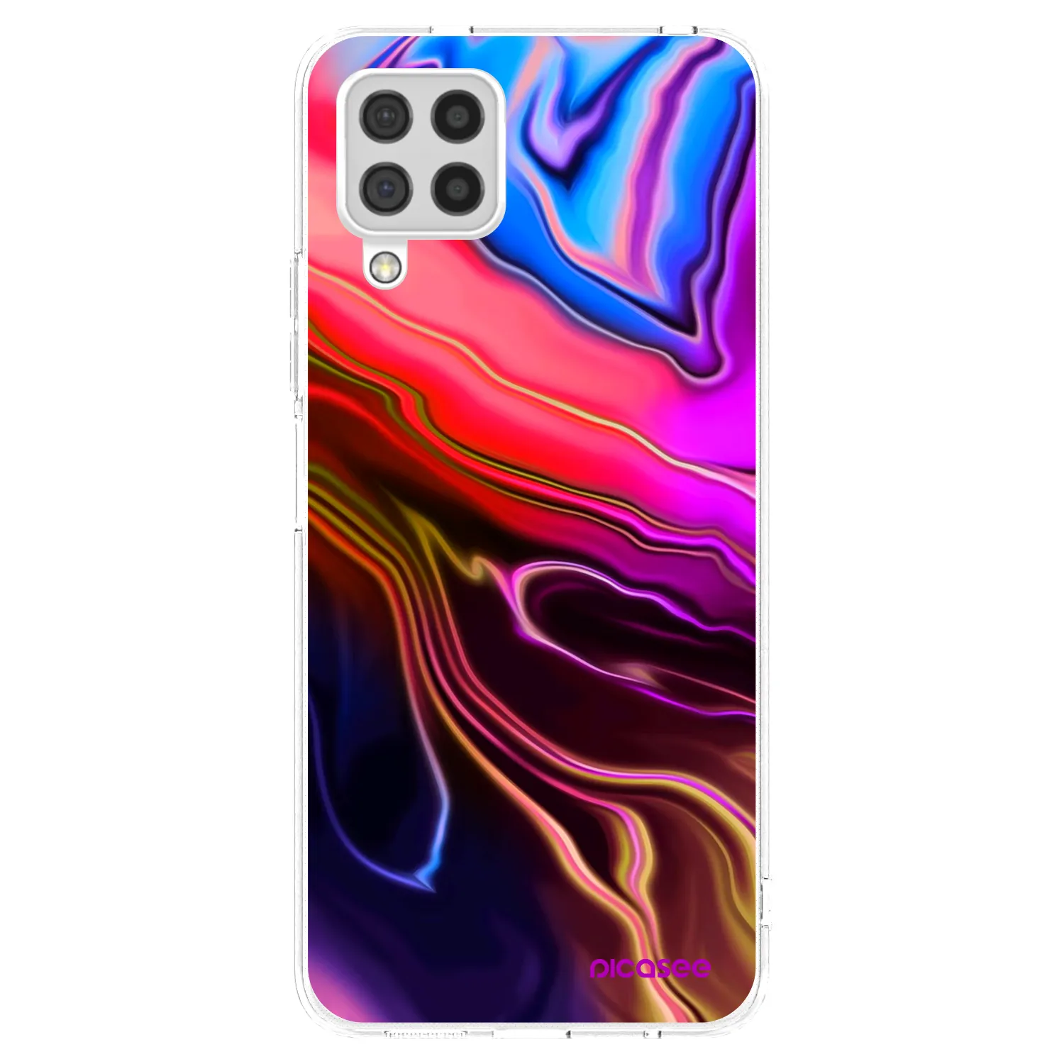 Picasee silikonski prozorni ovitek za Samsung Galaxy A22 A225F 4G - Electric