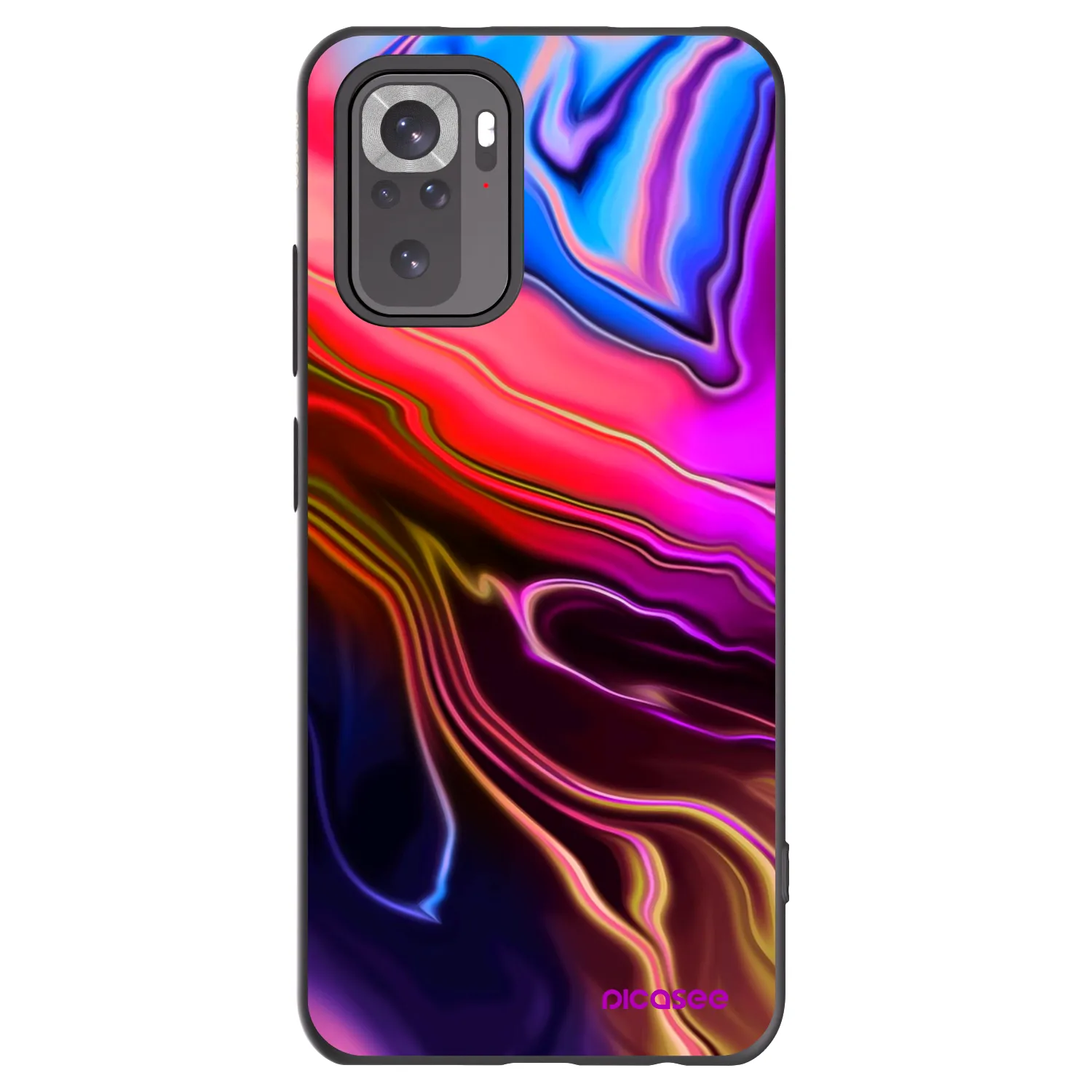 Picasee silikonski črni ovitek za Xiaomi Redmi Note 11S 4G - Electric