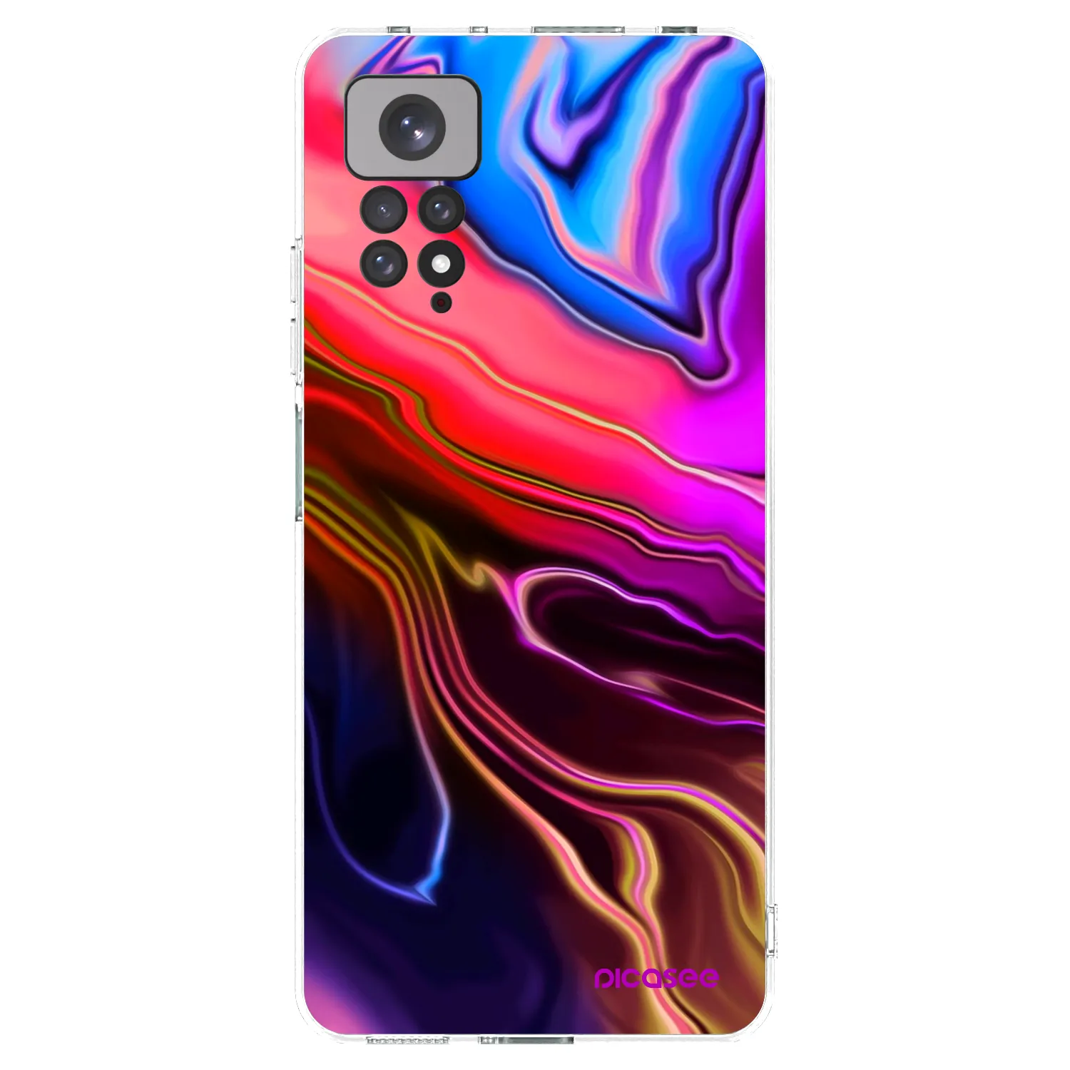 Picasee silikonski prozorni ovitek za Xiaomi Redmi Note 11S 4G - Electric