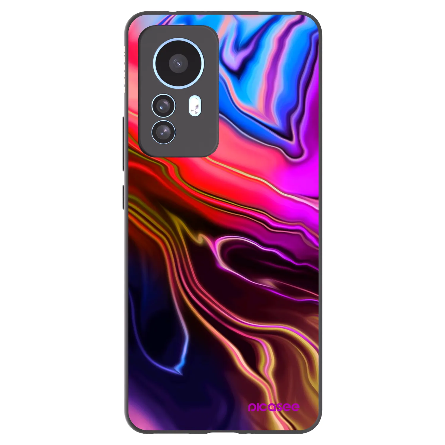 Picasee silikonski črni ovitek za Xiaomi 12T Pro - Electric