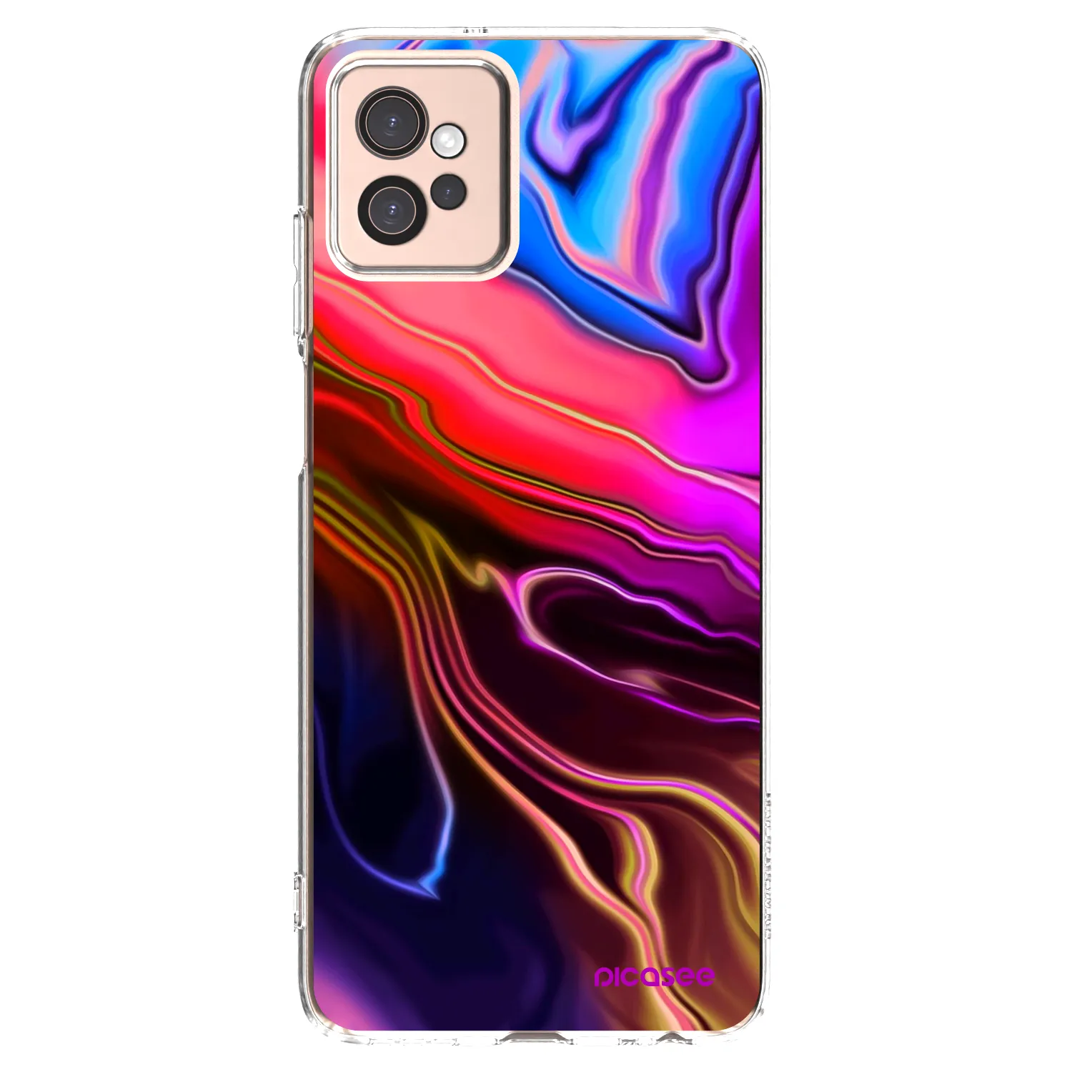 Picasee silikonski prozorni ovitek za Motorola Moto G32 - Electric