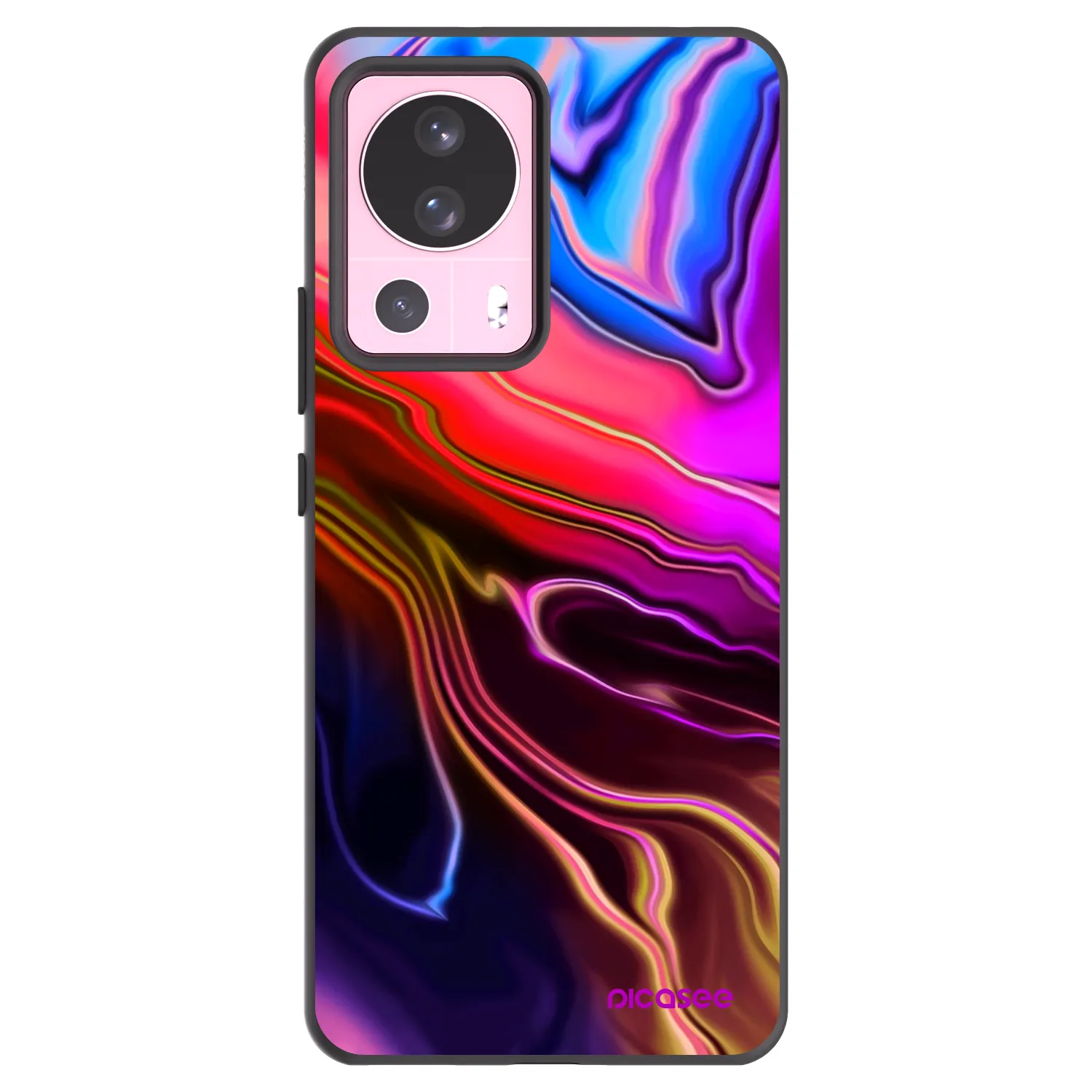 Picasee silikonski črni ovitek za Xiaomi 13 Lite - Electric