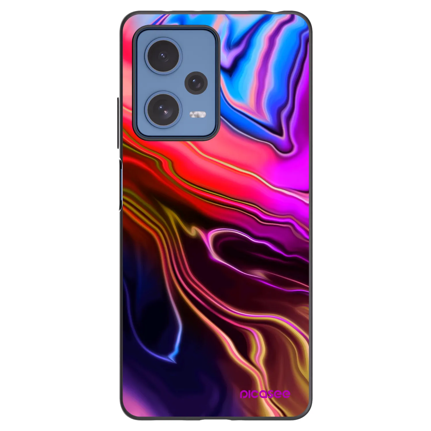 Picasee silikonski črni ovitek za Xiaomi Redmi Note 12 Pro 5G - Electric