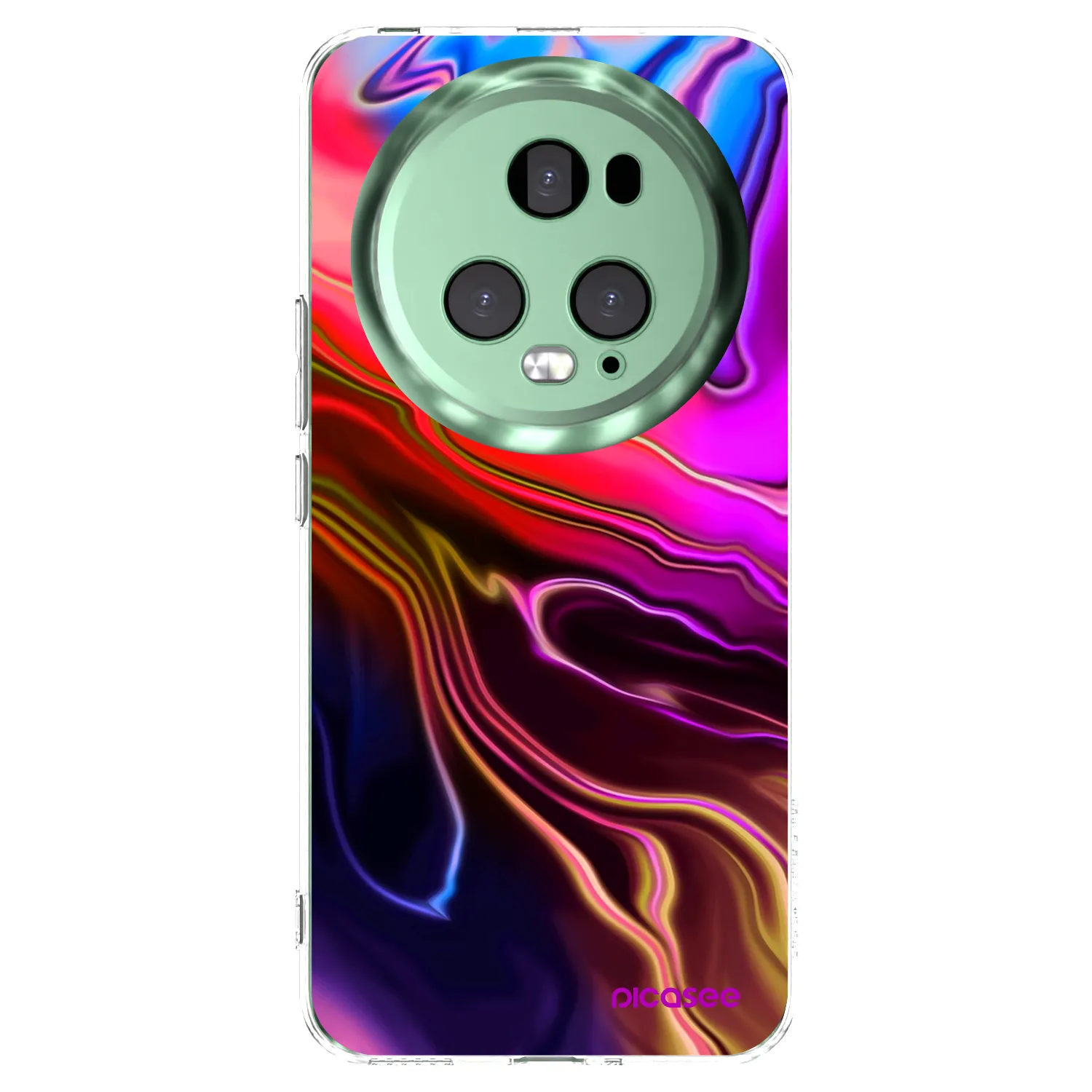 Picasee silikonski prozorni ovitek za Honor Magic5 Pro - Electric