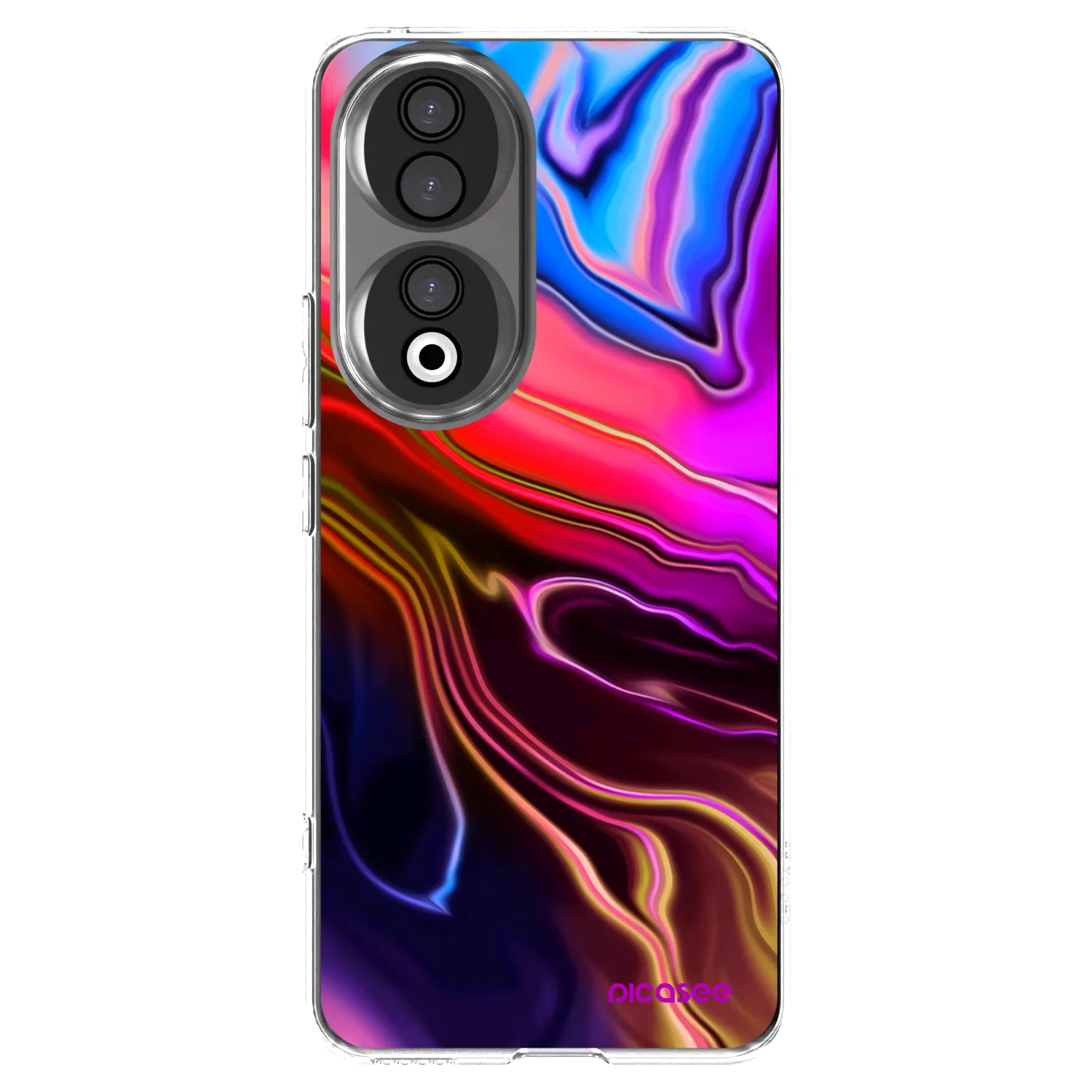 Picasee silikonski prozorni ovitek za Honor 90 5G - Electric