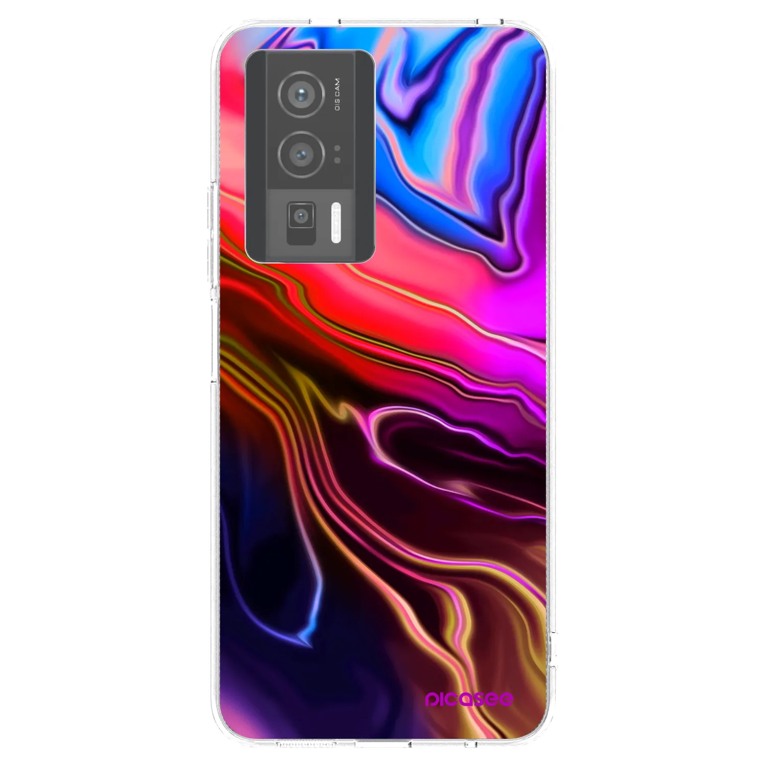 Picasee silikonski prozorni ovitek za Xiaomi Poco F5 Pro 5G - Electric