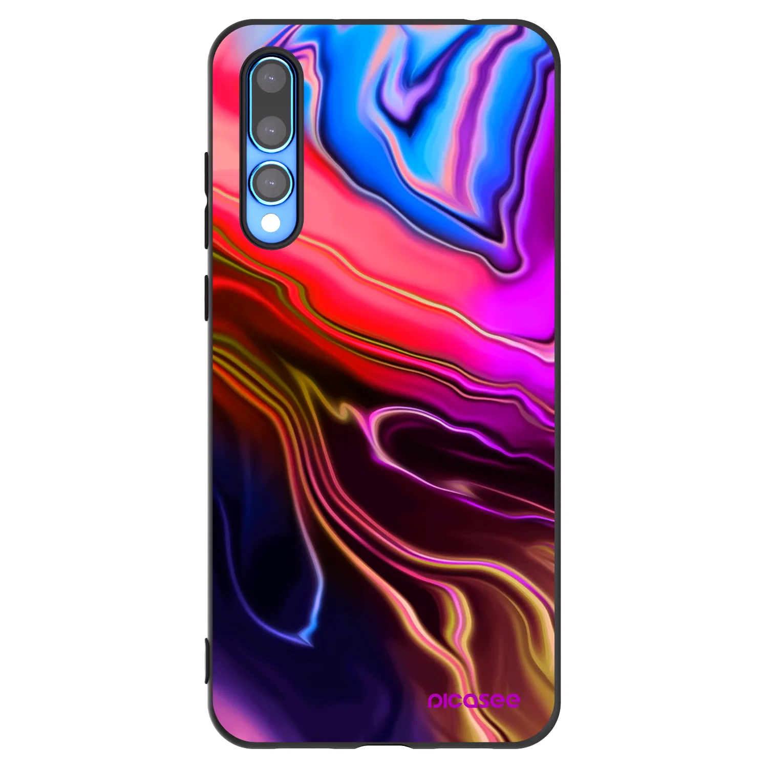 Picasee silikonski črni ovitek za Huawei P20 Pro - Electric
