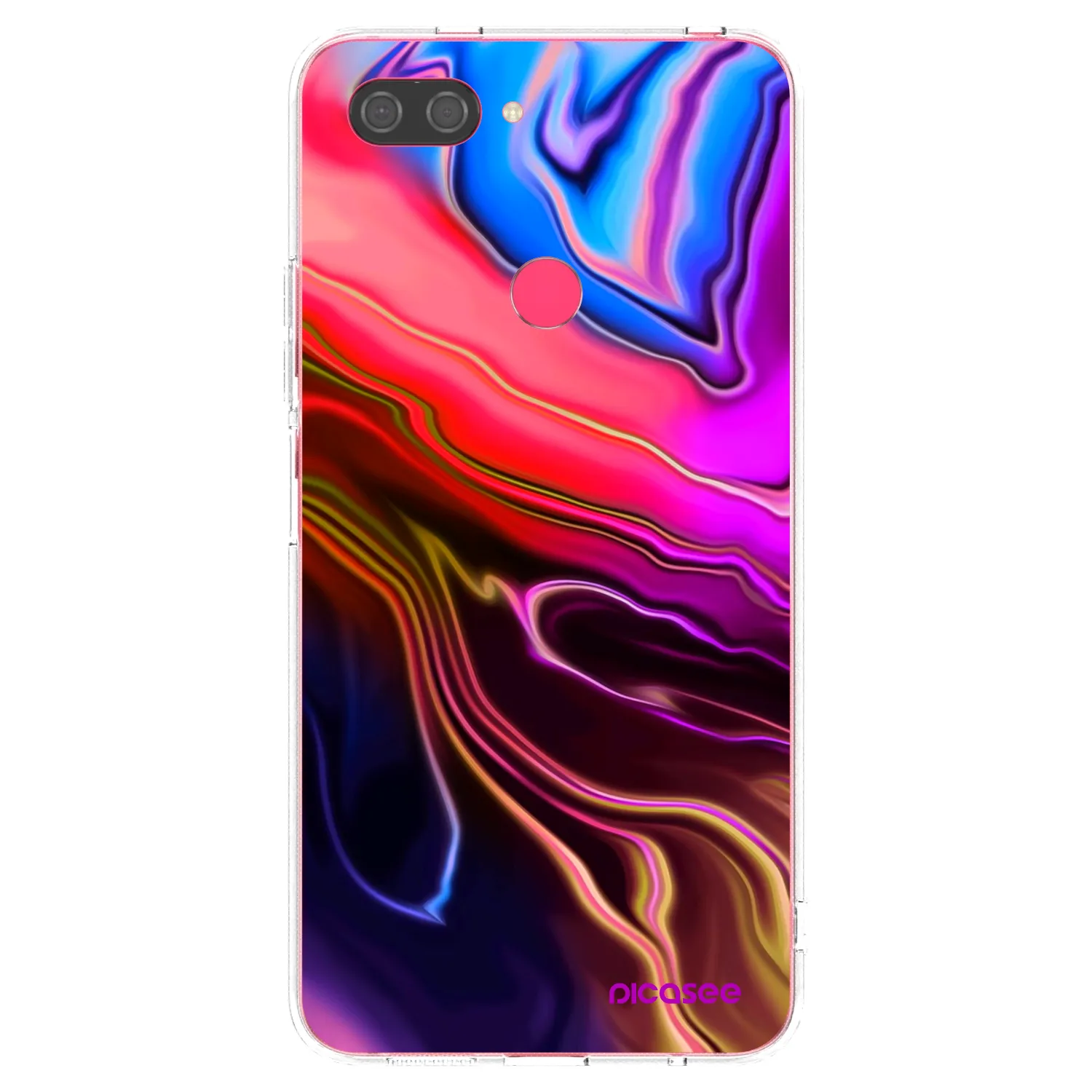 Picasee silikonski prozorni ovitek za Xiaomi Mi 8 Lite - Electric