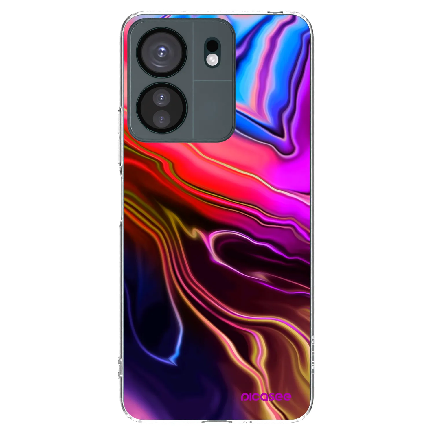 Picasee silikonski prozorni ovitek za Xiaomi Redmi 13C 4G - Electric