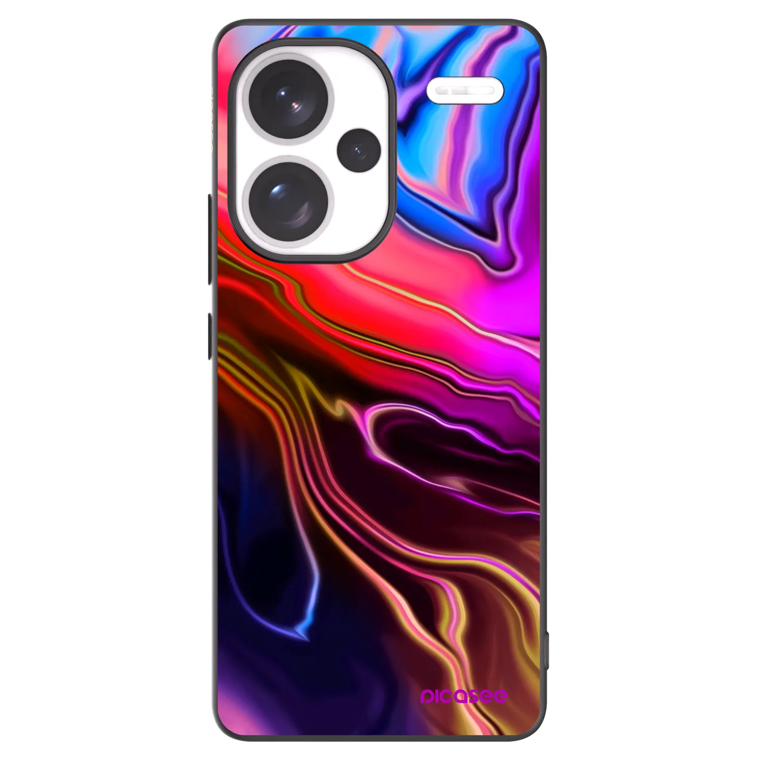 Picasee silikonski črni ovitek za Xiaomi Redmi Note 13 Pro+ 5G - Electric