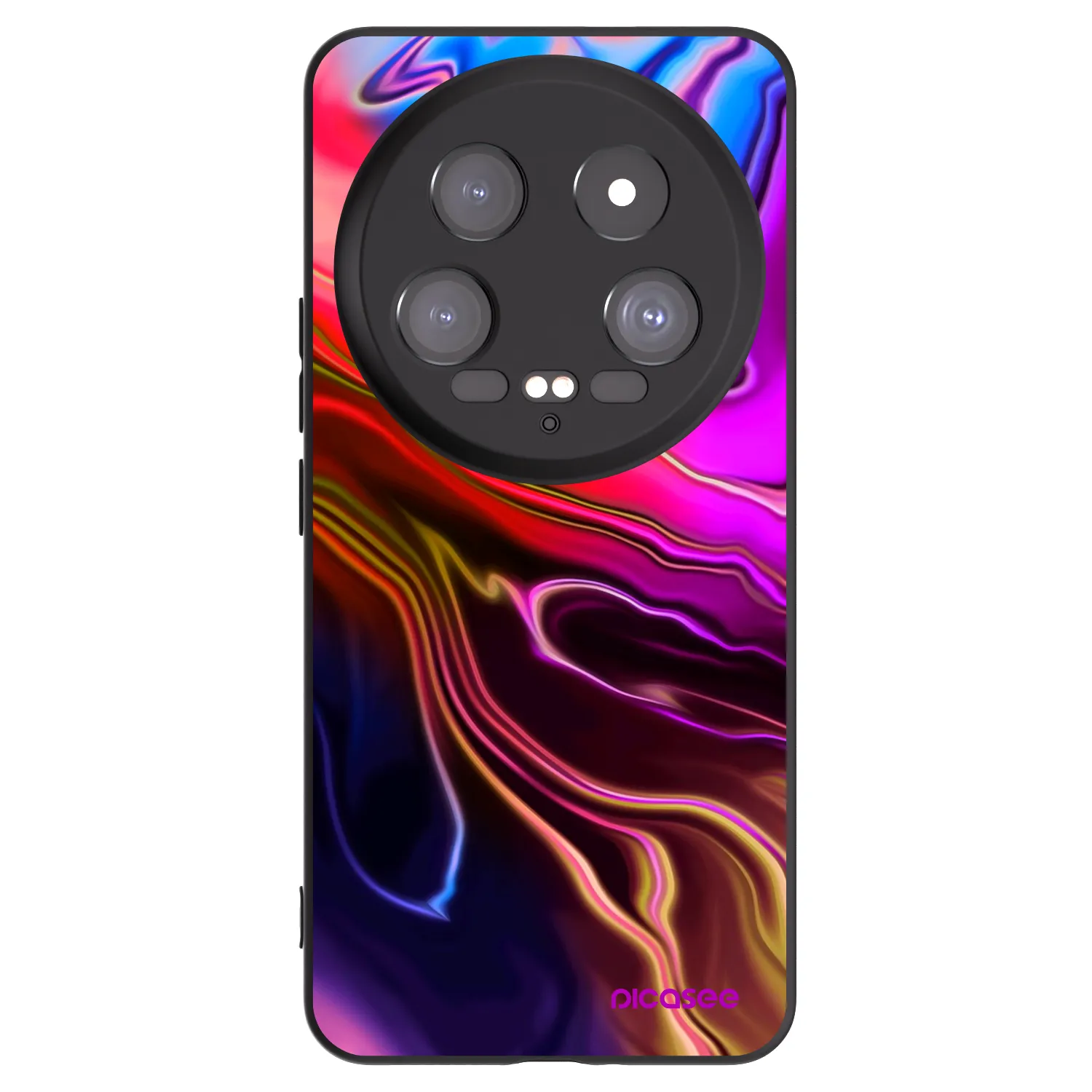 Picasee silikonski črni ovitek za Xiaomi 14 Ultra - Electric