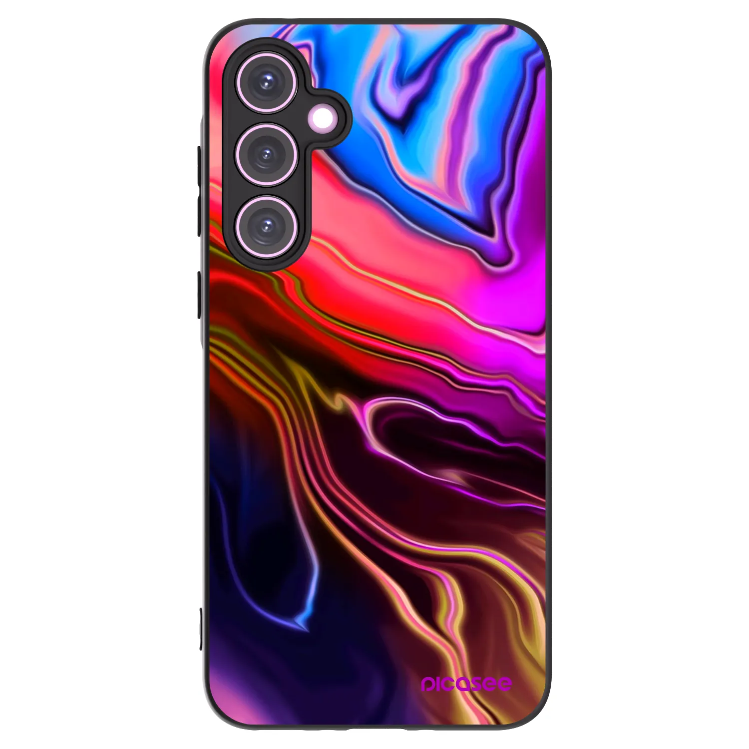 Picasee silikonski črni ovitek za Samsung Galaxy A35 5G A356B - Electric
