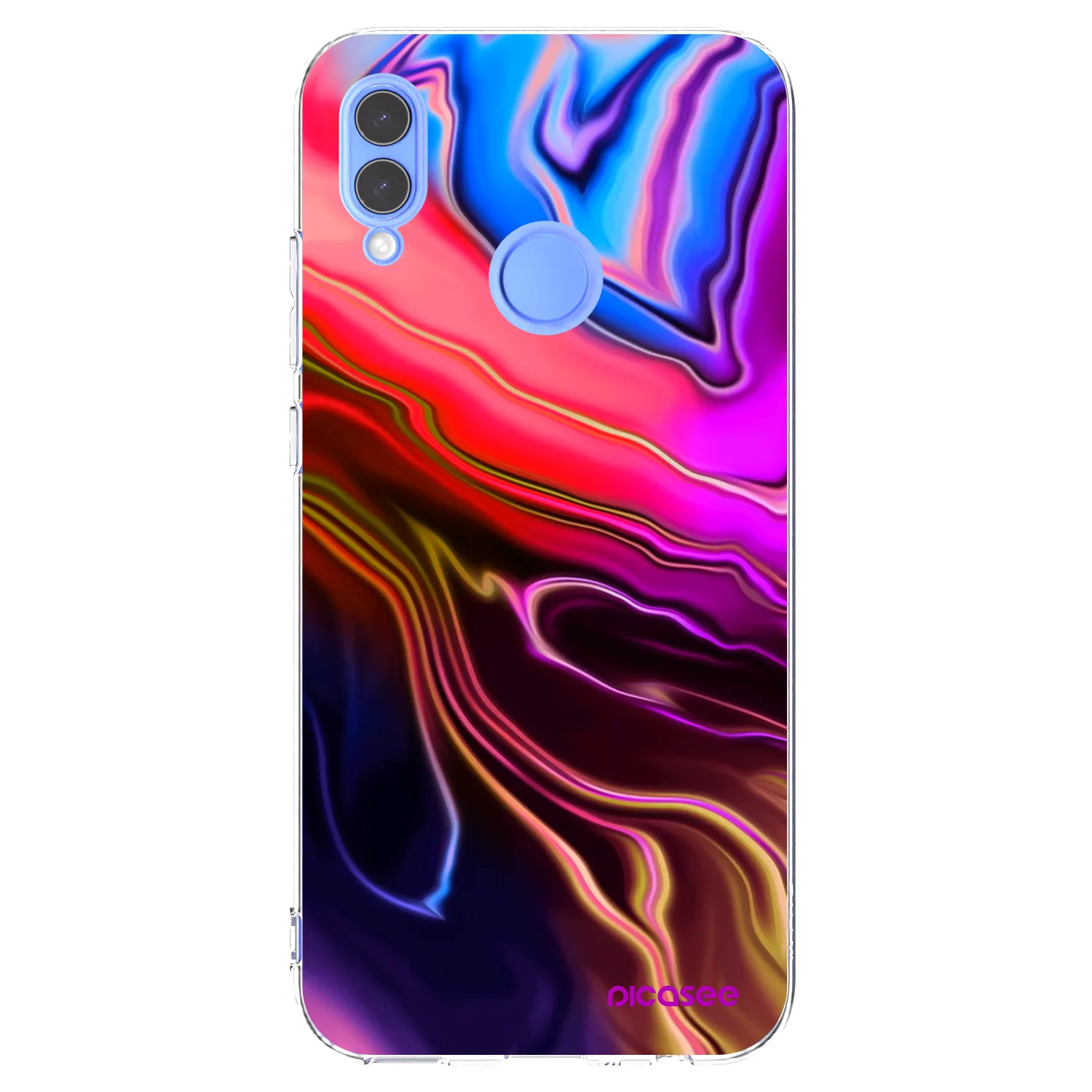 Picasee silikonski prozorni ovitek za Huawei P Smart 2019 - Electric