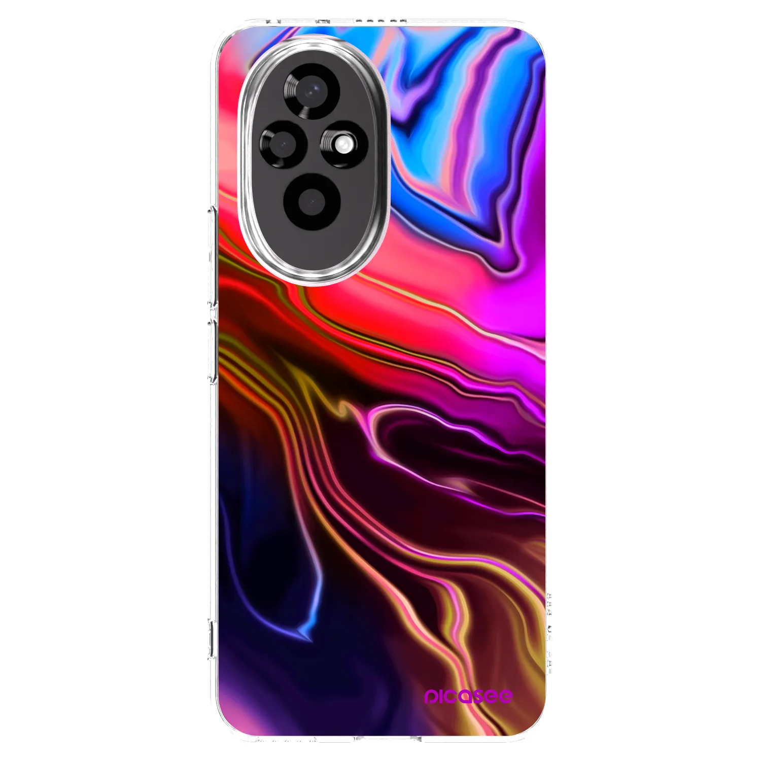 Picasee silikonski prozorni ovitek za Honor 200 Pro 5G - Electric