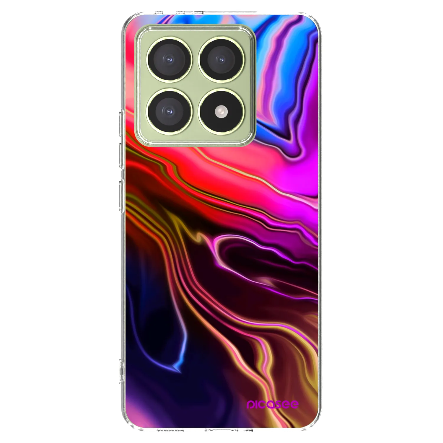 Picasee silikonski prozorni ovitek za Xiaomi 14T - Electric