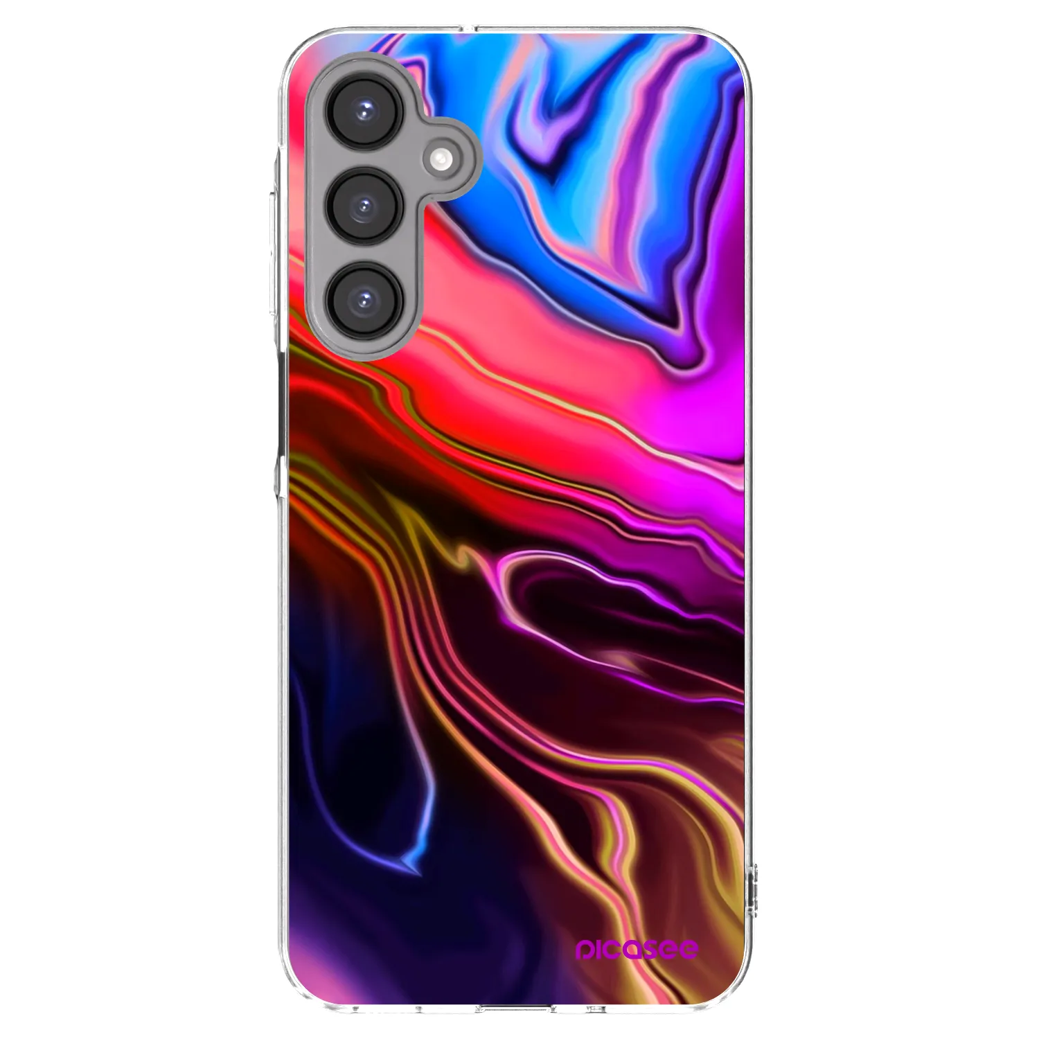 Picasee silikonski prozorni ovitek za Samsung Galaxy A16 5G - Electric