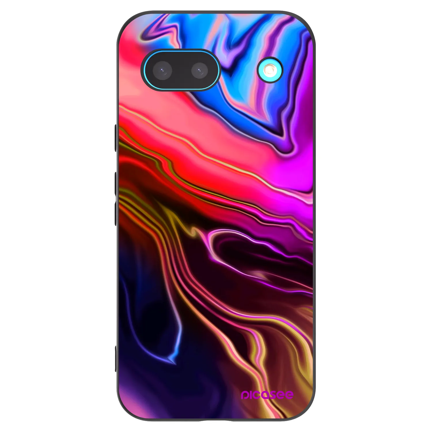 Picasee silikonski črni ovitek za Google Pixel 8 - Electric