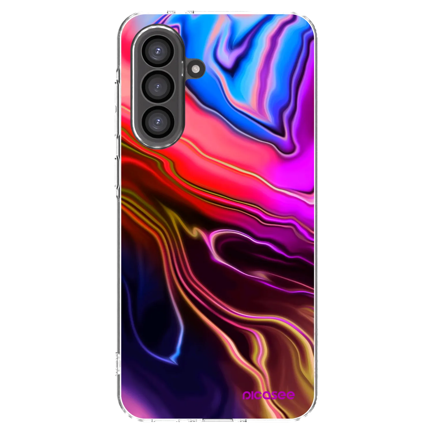 Picasee silikonski prozorni ovitek za Samsung Galaxy A56 5G A566B - Electric